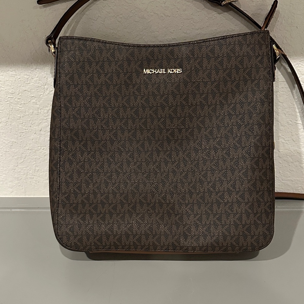 Michael Kors Dark Brown Messenger Bag